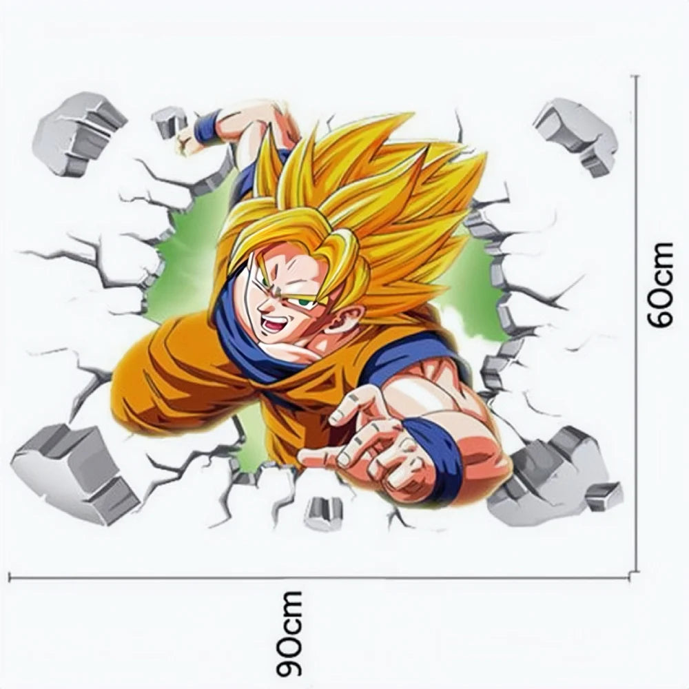 Dragon Ball Z Goku Warrior Fury Wall Sticker