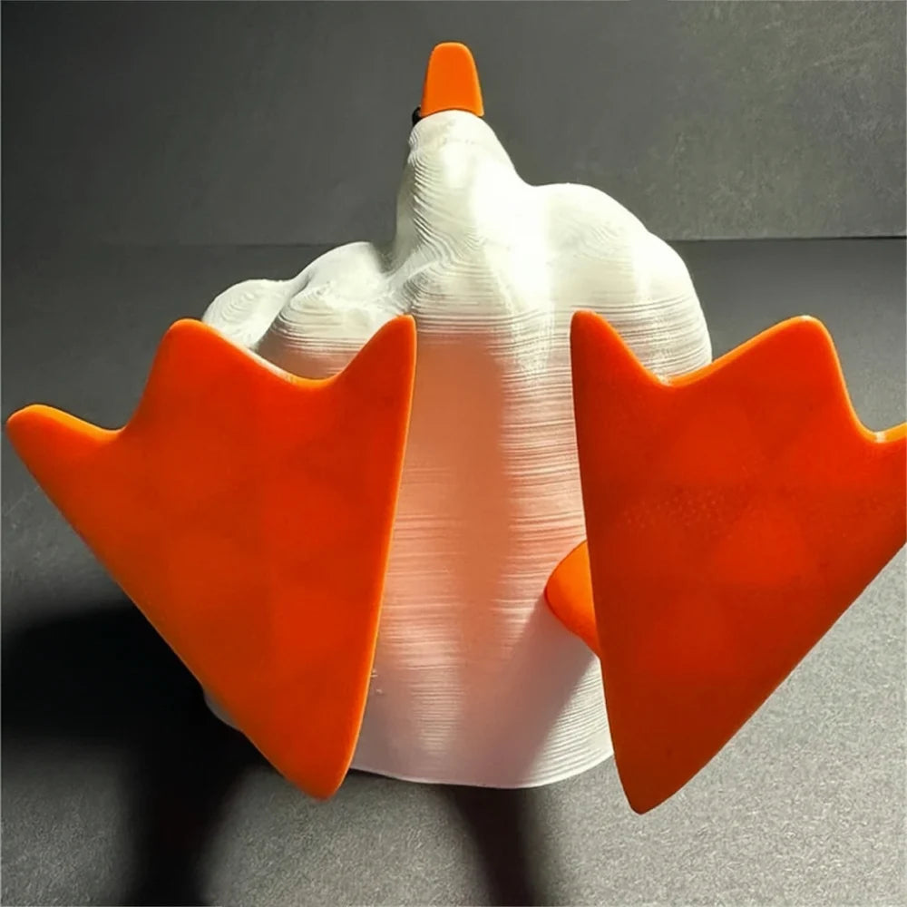 Funny Cute Middle Finger Duck Statue Home Decor, Resin Garden Figurine, Home Office Desktop Living Room, Bedroom, Patio Indoor Outdoor Gift