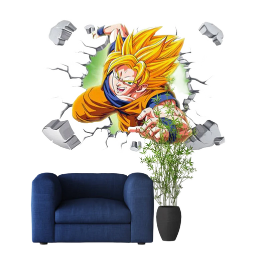 Dragon Ball Z Goku Warrior Fury Wall Sticker